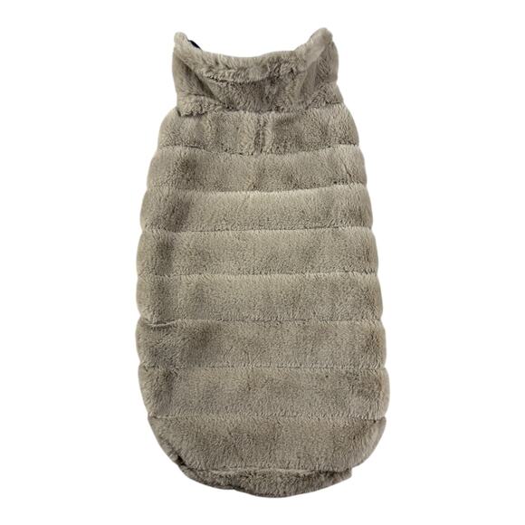 The Worthy Dog‎ Pet Sweater Soft Coat Faux Fur Adjustable Size XL - Picture 1 of 8